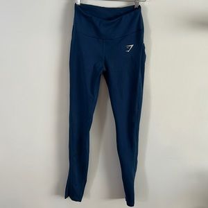 Gymshark navy blue leggings with pockets